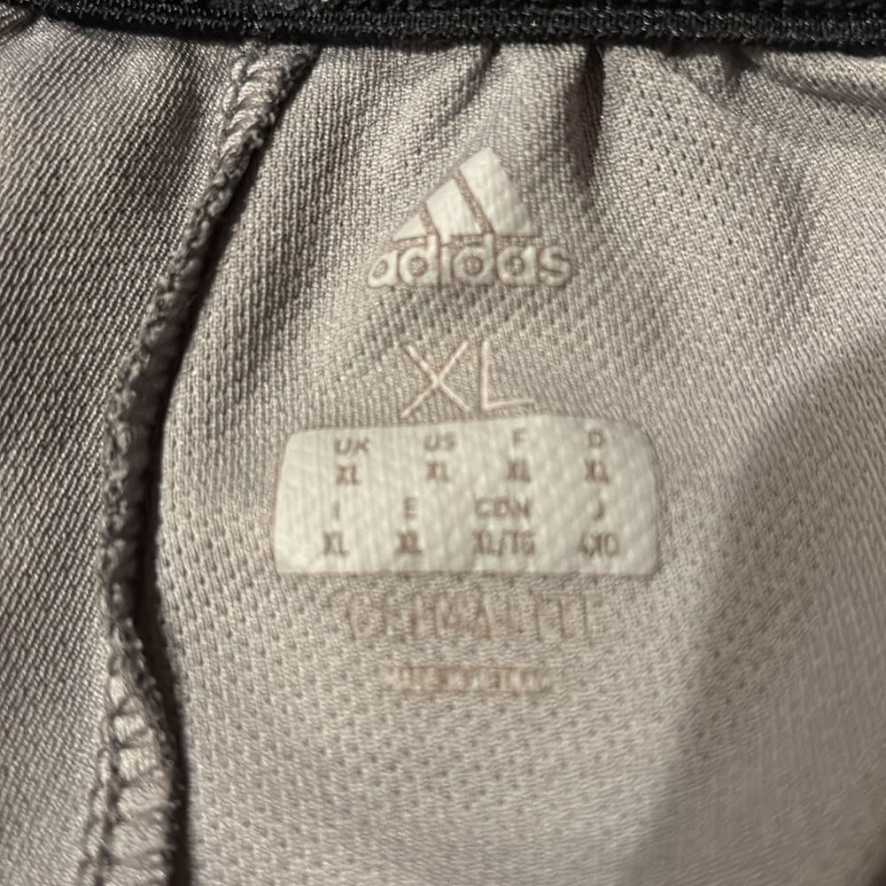 Adidas Men's Athletic Climalite Gray Shorts XL - Picture 3 of 4